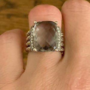 David Yurman Wheaton Ring, Prasiolite Size 6
